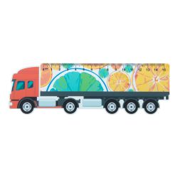 Règle personnalisable fabriquée en Europe souple en forme de camion 15 cm