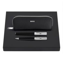 Parure publicitaire HUGO BOSS stylo bille, stylo plume & étui