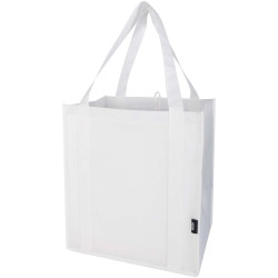 Sac publicitaire shopping Liberty non tissé recyclé GRS avec fond rigide de 29L