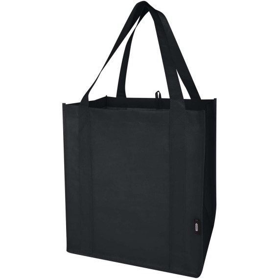 Sac publicitaire shopping Liberty non tissé recyclé GRS avec fond rigide de 29L