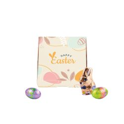 Boîte personnalisée avec mini lapin et œufs de pâques Lindt ou Klett