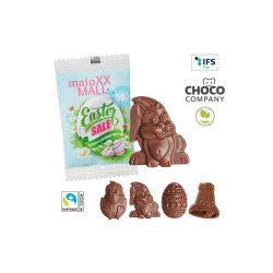 Figurines de Pâques en chocolat personnalisées fabriquées en Europe Gubor Veggie