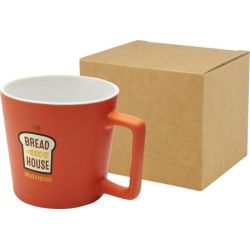 Tasse publicitaire Cali de 370 ml en céramique avec finition mate