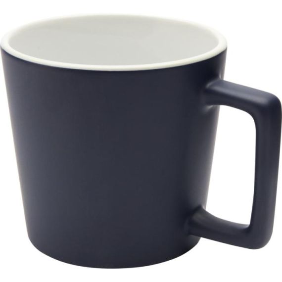 Tasse publicitaire Cali de 370 ml en céramique avec finition mate