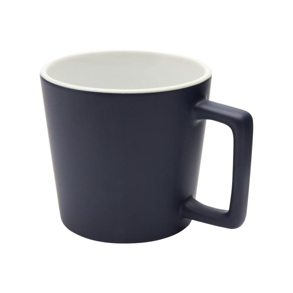 Tasse publicitaire Cali de 370 ml en céramique avec finition mate