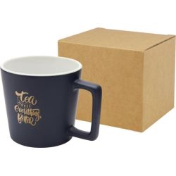 Tasse publicitaire Cali de 370 ml en céramique avec finition mate