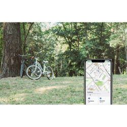 Sonnette publicitaire de vélo avec géolocalisation Pedalfinder