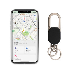 Porte-clés publicitaire avec géolocalisation et USB C Keyfinder