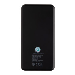 Powerbank publicitaire 20.000mAh avec USB C en ABS recyclé RCS Boostcore