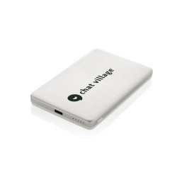 Powerbank publicitaire 5000mAh et 5W en aluminium recyclé RCS Orion