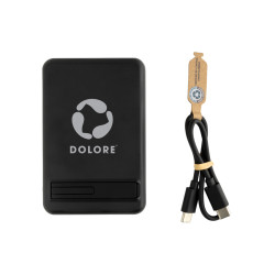 Powerbank publicitaire 5000mAh et 5W en bambou et ABS RCS Zen