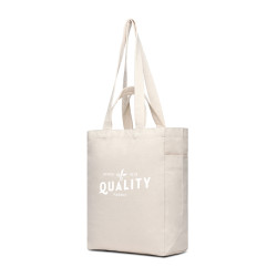 Tote bag publicitaire avec zip en toile recyclée Hilo AWARE™ VINGA