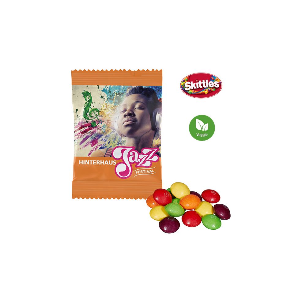 Bonbon Skittles publicitaire fabriqué en Europe