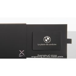 Porte-cartes publicitaire anti RFID compatible magsafe