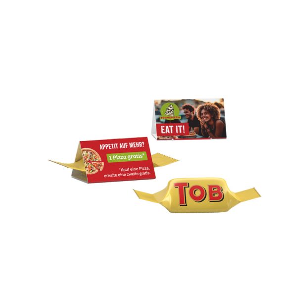 Toblerone mini sachet personnalisable quadrichromie