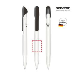 Stylo Senator personnalisé fabriqué en Europe Evoxx Polished Recycled matériaux recyclés LC