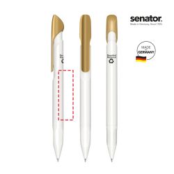 Stylo Senator personnalisé fabriqué en Europe Evoxx Polished Recycled matériaux recyclés LC