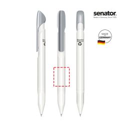 Stylo Senator personnalisé fabriqué en Europe Evoxx Polished Recycled matériaux recyclés LC