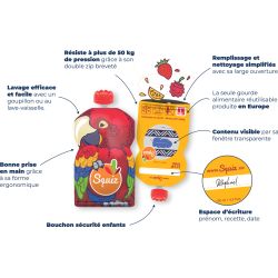 Gourde alimentaire personnalisée réutilisable écologique Europe