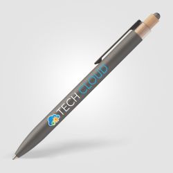 Stylo publicitaire à bille avec stylet Reborn Stylus aluminium recyclé express