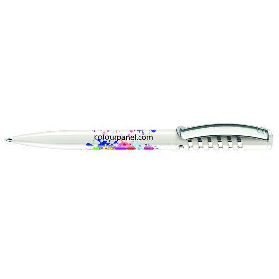 Stylo personnalisable fabriqué en Europe New Spring Polished Cip Métal