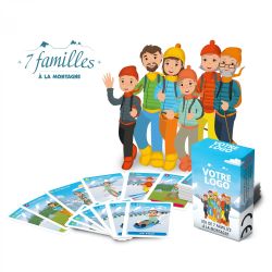 Jeu personnalisable 7 familles Montagne fabriqué en Europe