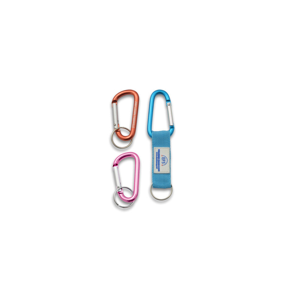 Porte-clés Carabiner publicitaire