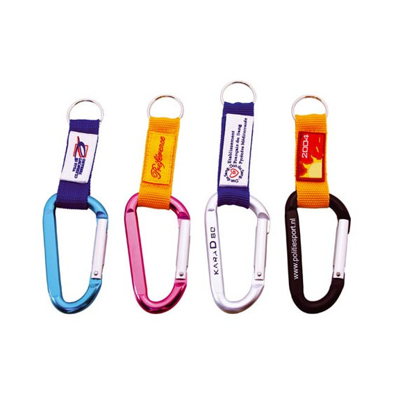 Porte-clés Carabiner publicitaire