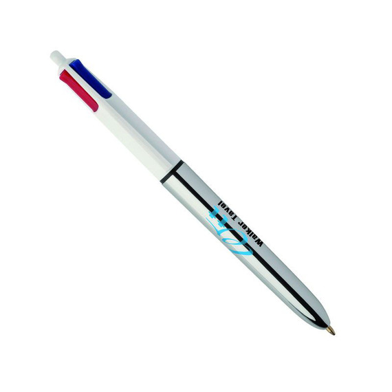 Stylo 4 couleurs publicitaire BIC Shine