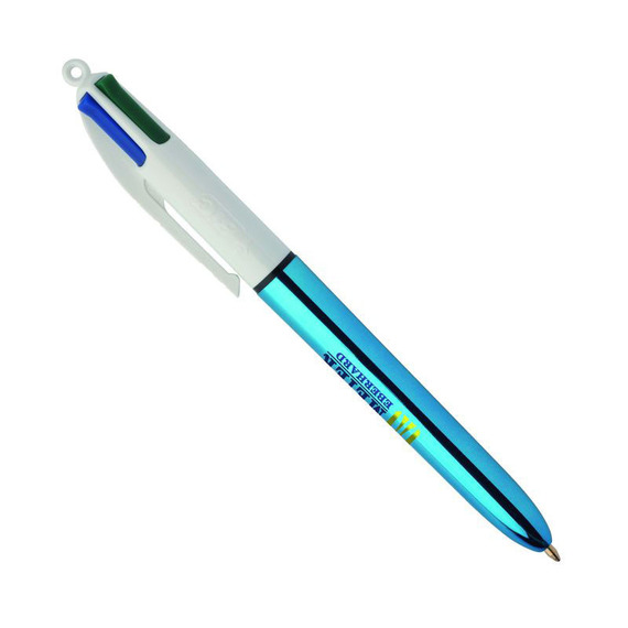 Stylo 4 couleurs publicitaire BIC Shine