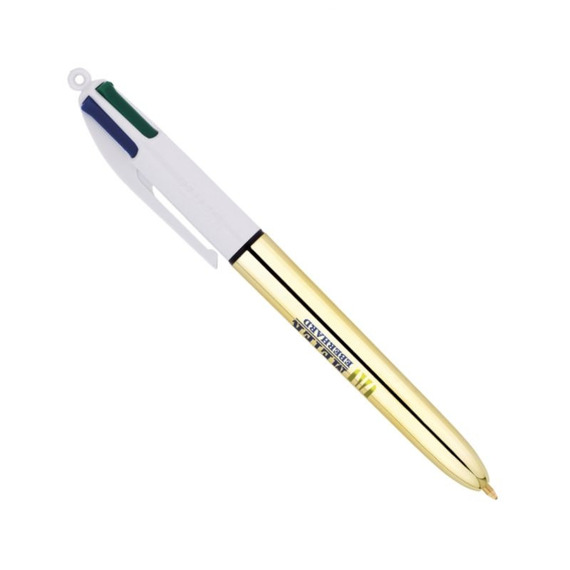 Stylo 4 couleurs publicitaire BIC Shine