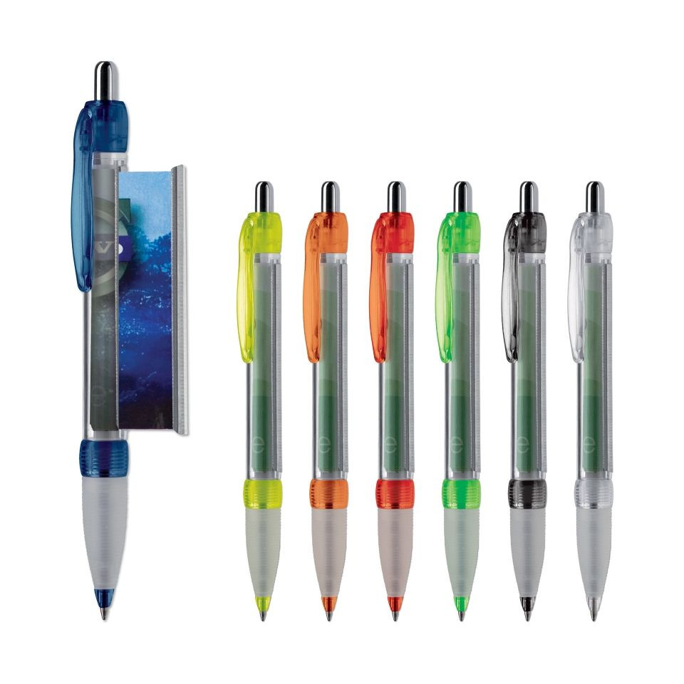 Stylo personnalisable bannière Transparent