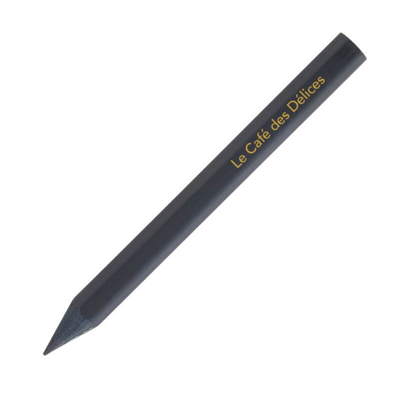 Crayon personnalisable Prestige Black 8.7 cm rond