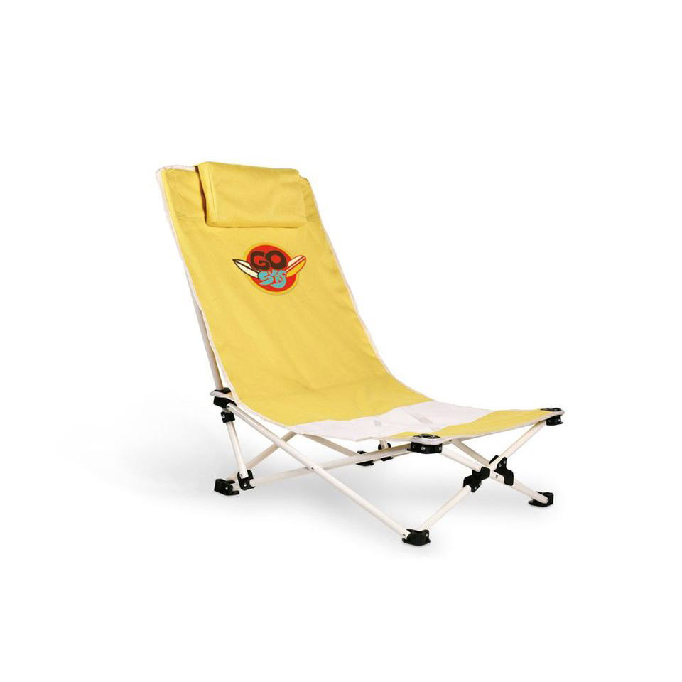 Chaise de plage publicitaire avec coussin