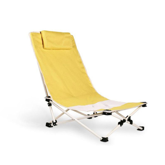 Chaise de plage publicitaire avec coussin