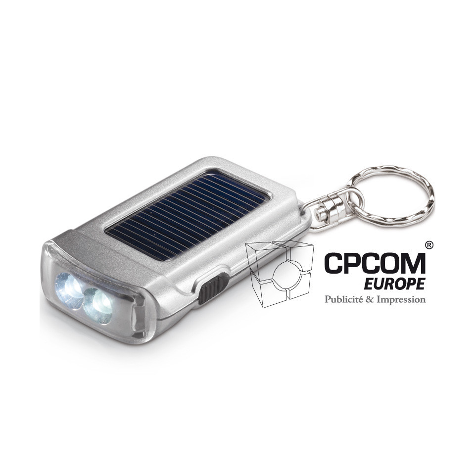 Lampe solaire personnalisable porte-clefs Ringal