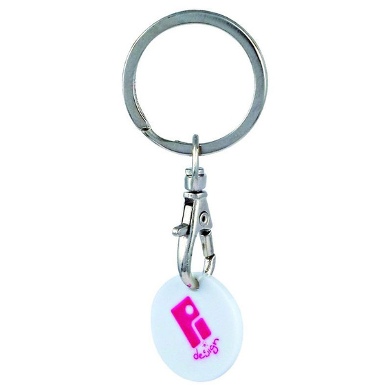 Porte clés jeton caddie key-ring