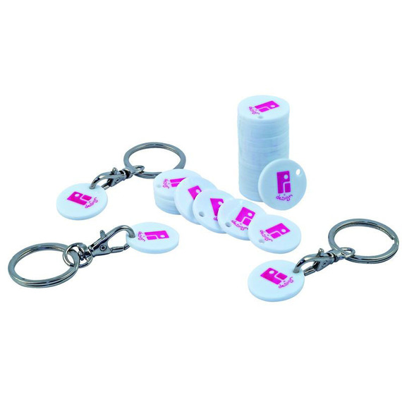 Porte clés jeton caddie key-ring