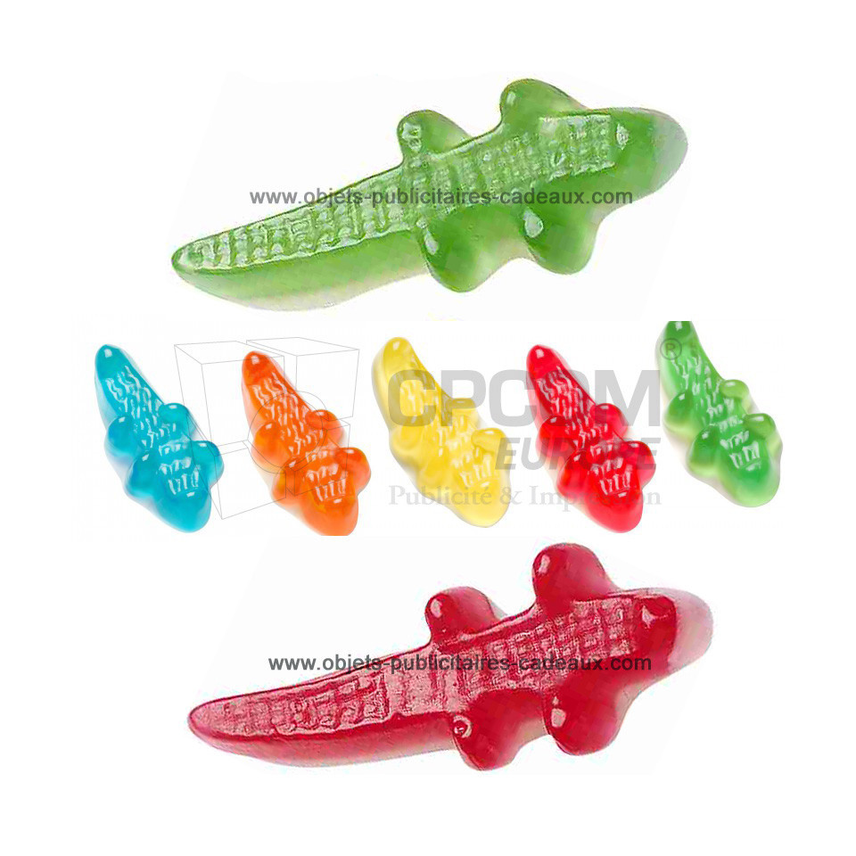 Bonbons publicitaires personnalisés Haribo Crocodiles