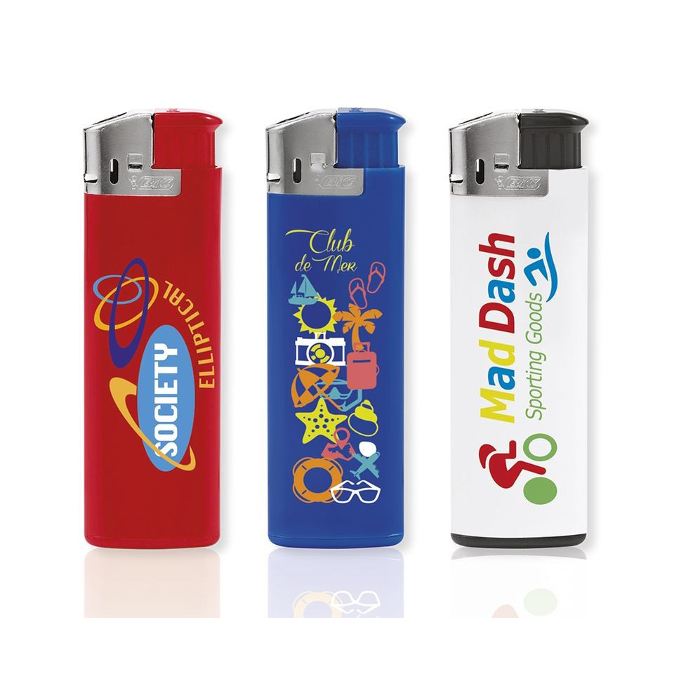 Briquet publicitaire express BIC Chrome Hood J38