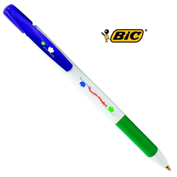 Stylo publicitaire personnalisé Recyclé Media Clic Grip BIC