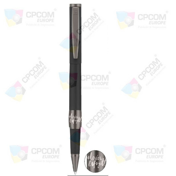 Stylo publicitaire personnalisable roller Image Black