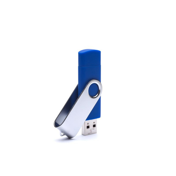 Clé USB personnalisable rotative double prise on the go