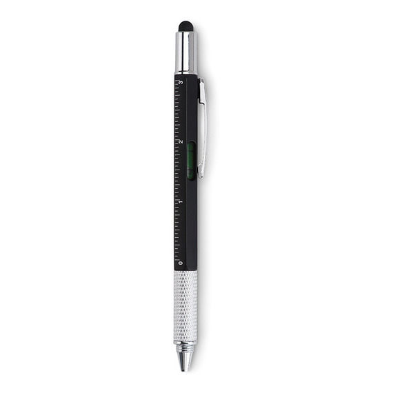 Stylo publicitaire express à niveau avec règle et stylet Toolpen