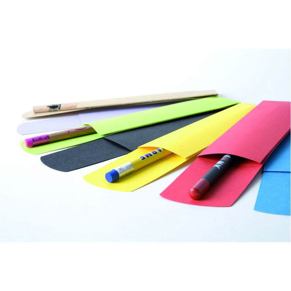 Etui en papier pour 1 ou 2 crayons publicitaires