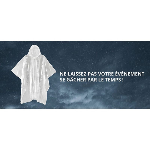 Poncho personnalisation directe