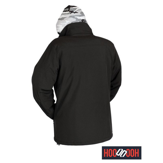 Blouson Softshell Montero capuche personnalisée HooDDooH