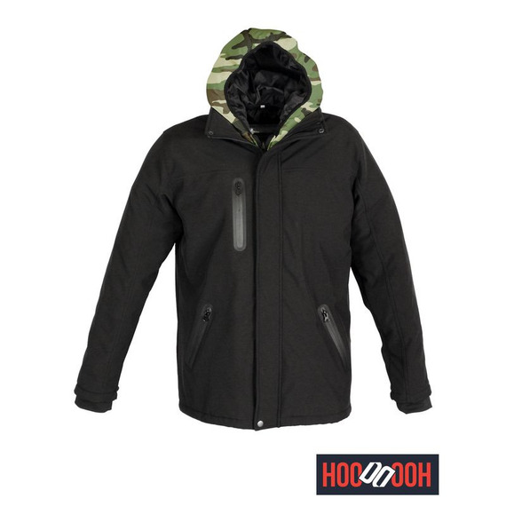 Blouson Softshell Montero capuche personnalisée HooDDooH