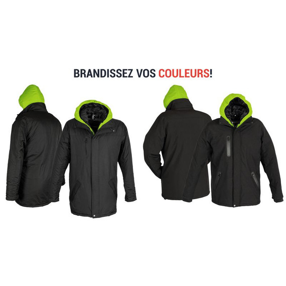 Blouson Softshell Montero capuche personnalisée HooDDooH