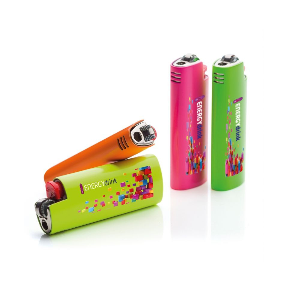 Coque briquet publicitaire BIC® express Styl'it Luxury Lighter Case britePix™